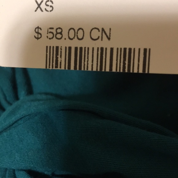 BNWT XS Anthropologie knit asymmetrical cut-out top by Deletta, cotton blend - Picture 9 of 9